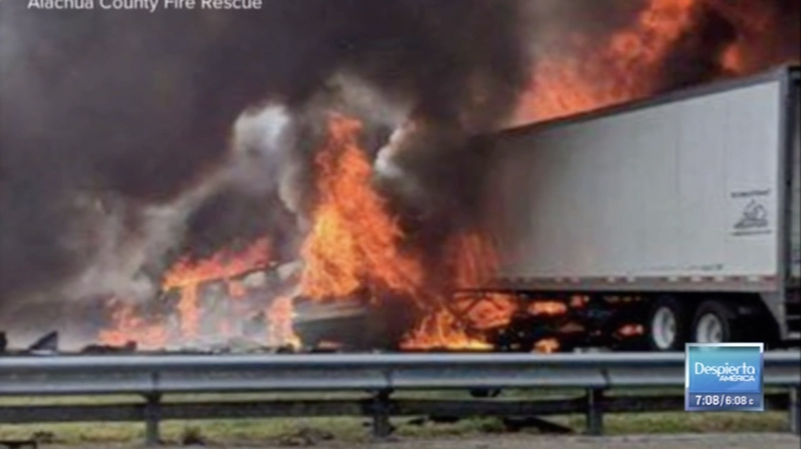 Fuerte Choque En Carretera De La Florida Deja Al Menos 7 Muertos