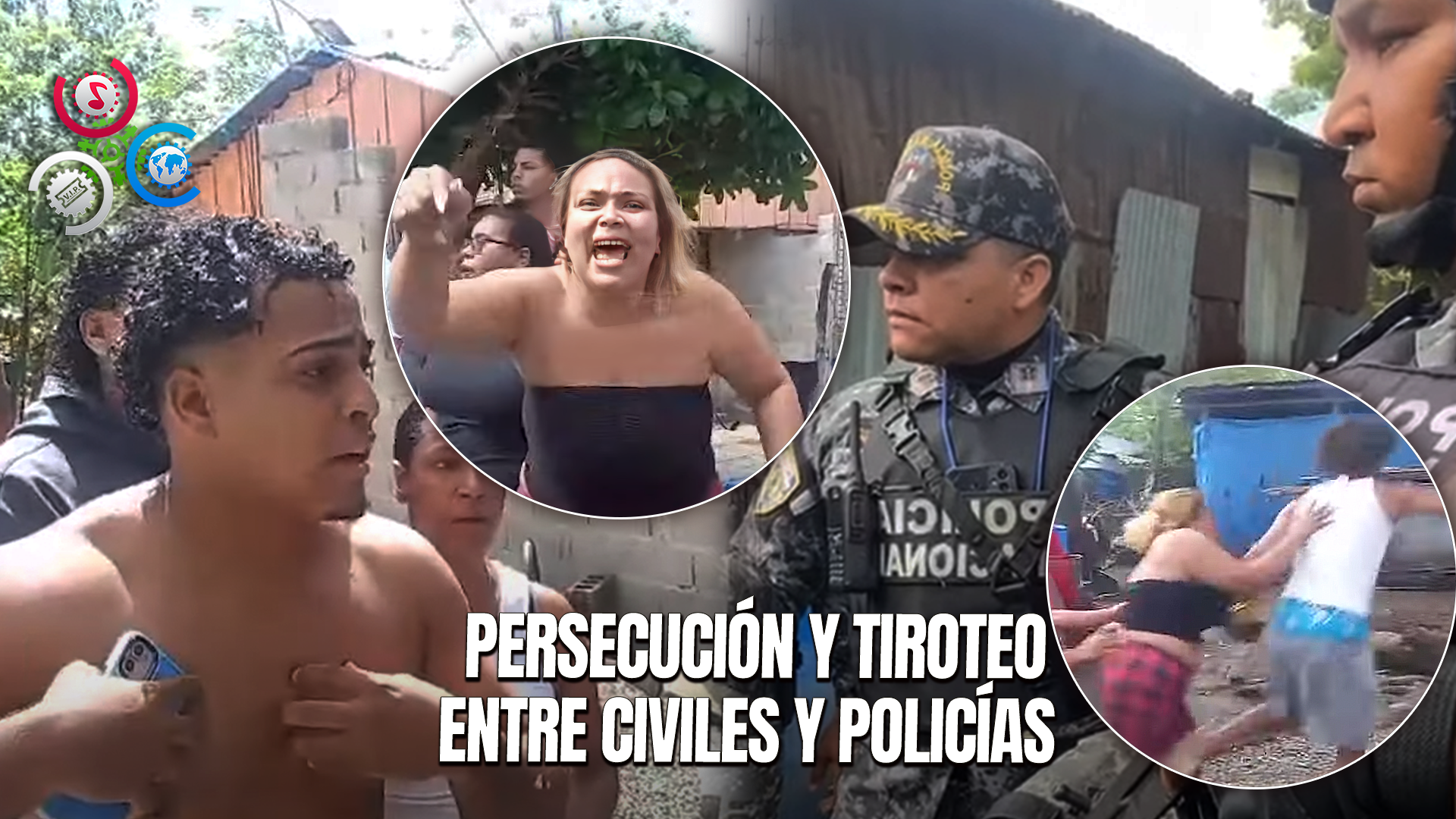 Fuerte Persecución Y Enfrentamiento Entre Civiles Y Policías En Los Cocos De Salcedo