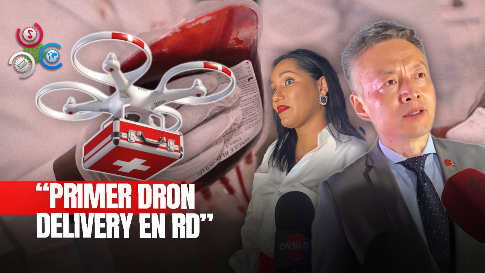 Fundación LASO Inaugura Primer Dron Para Transporte De Sangre Con Apoyo De IDAC Y Donación China