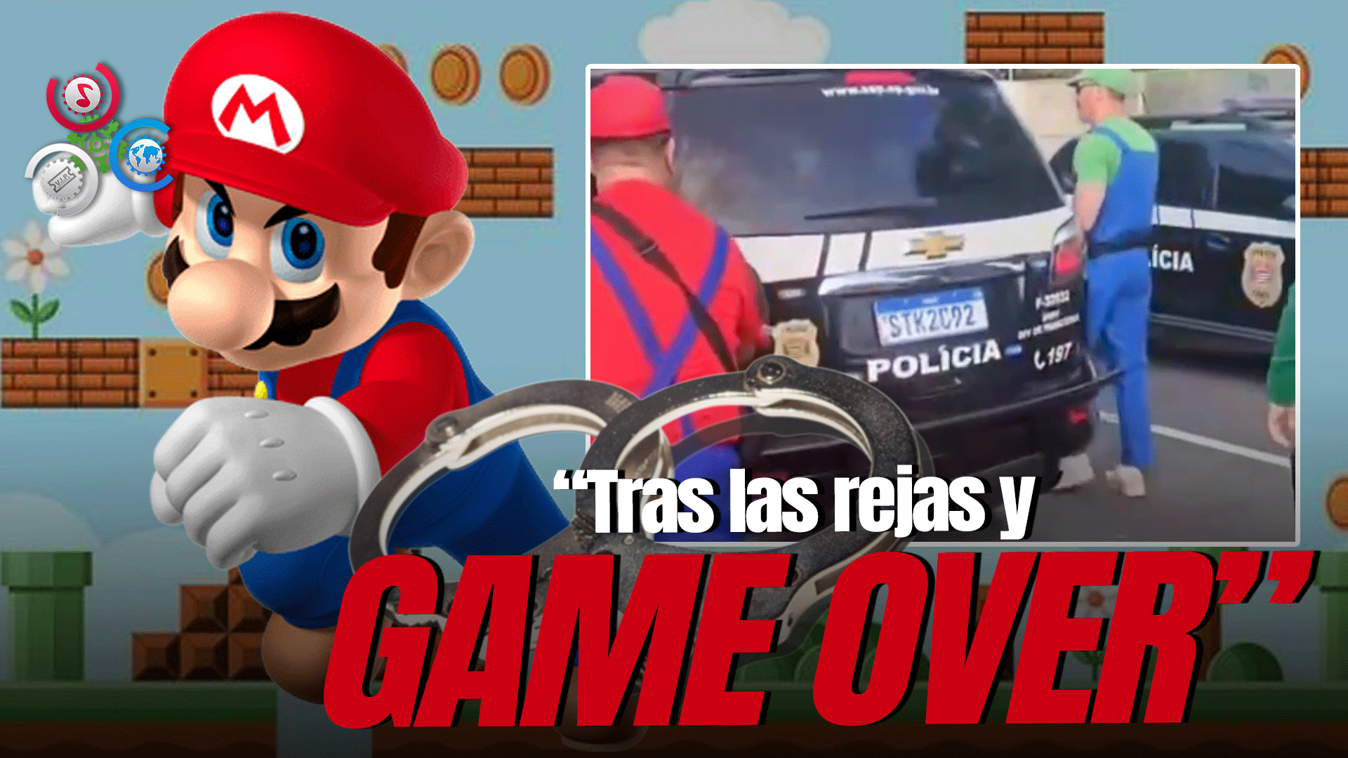 Policías Se Disfrazan De Mario Bros Para Arrestar A Criminales En Brasil