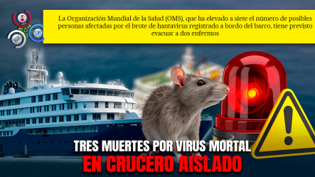 Terror En Alta Mar: Brote Mortal De Hantavirus Deja Tres Muertos Y Un Crucero Aislado