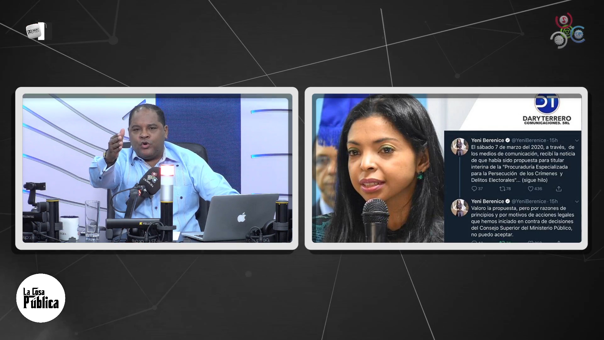 DARY TERRERO Se Refiere  A Ataques De Yery Berenice Hacia Colegas Fiscales