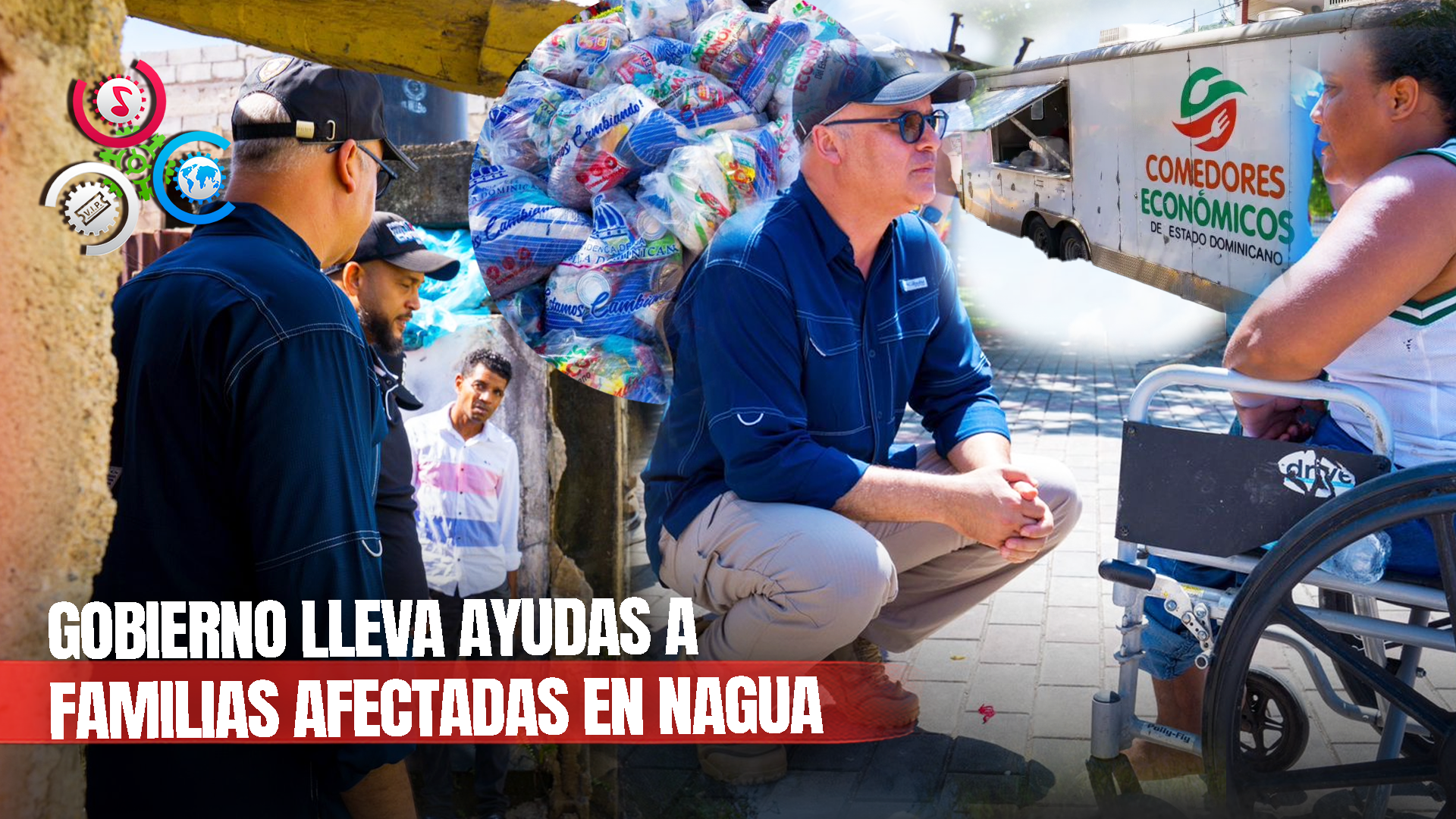 Gobierno Lleva Ayudas A Zonas De Nagua Afectadas Por Fuertes Aguaceros