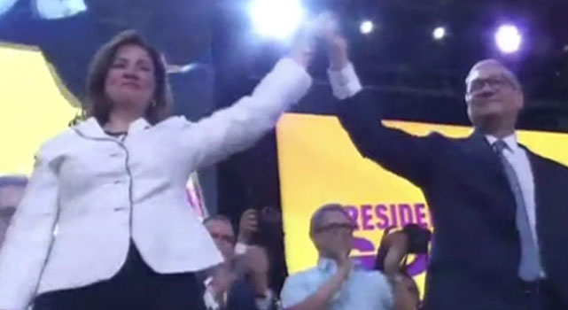 Gonzalo Castillo Anuncia Que Margarita Cendeño Lo Acompañara Como Vice En La Boleta Del PLD