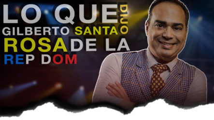 Mira Lo Que Dice Gilberto Santa Rosa Sobre RD Te Sorprenderá Lo Que Dice | En Buena Noche