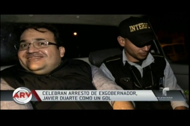Celebran Arresto De Ex-Gobernador De Veracruz, México