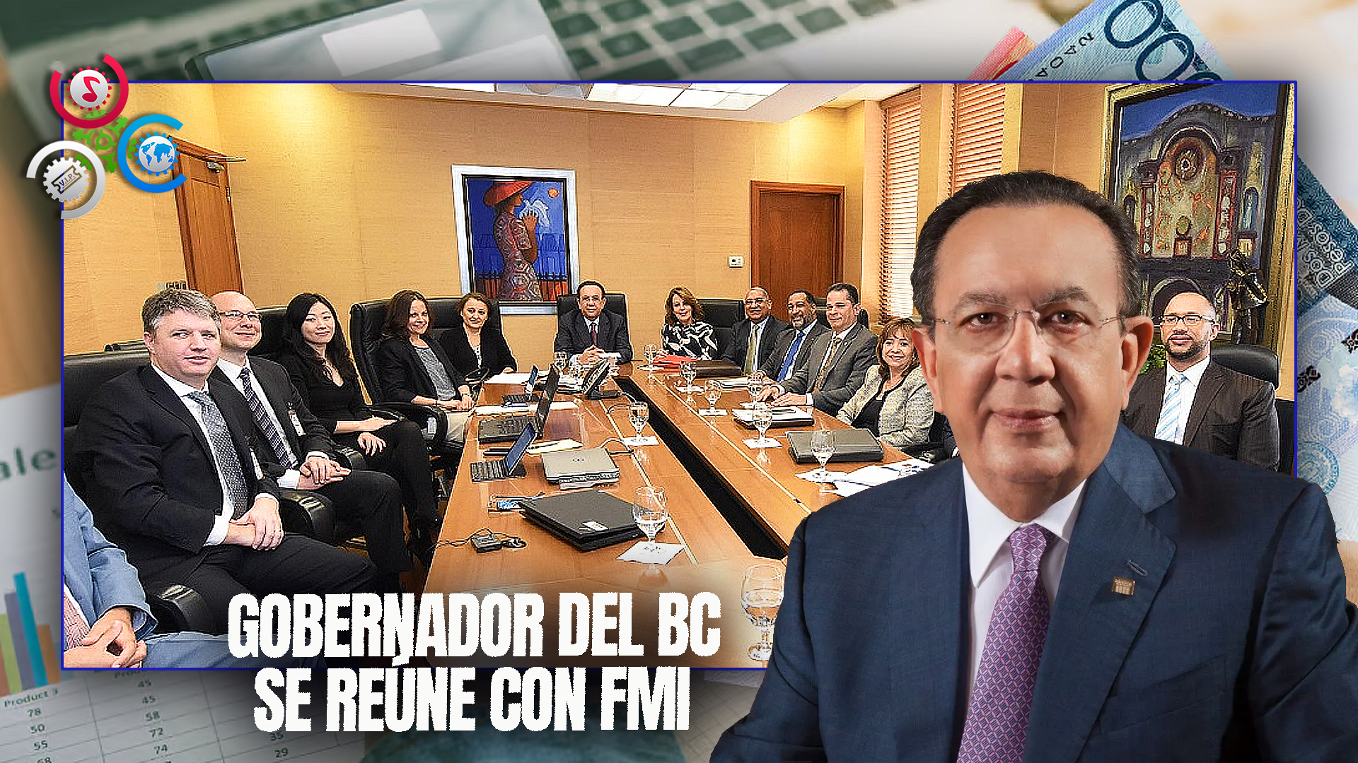 Gobernador Del Banco Central Se Reúne Con Miembros Del Fondo Monetario Internacional