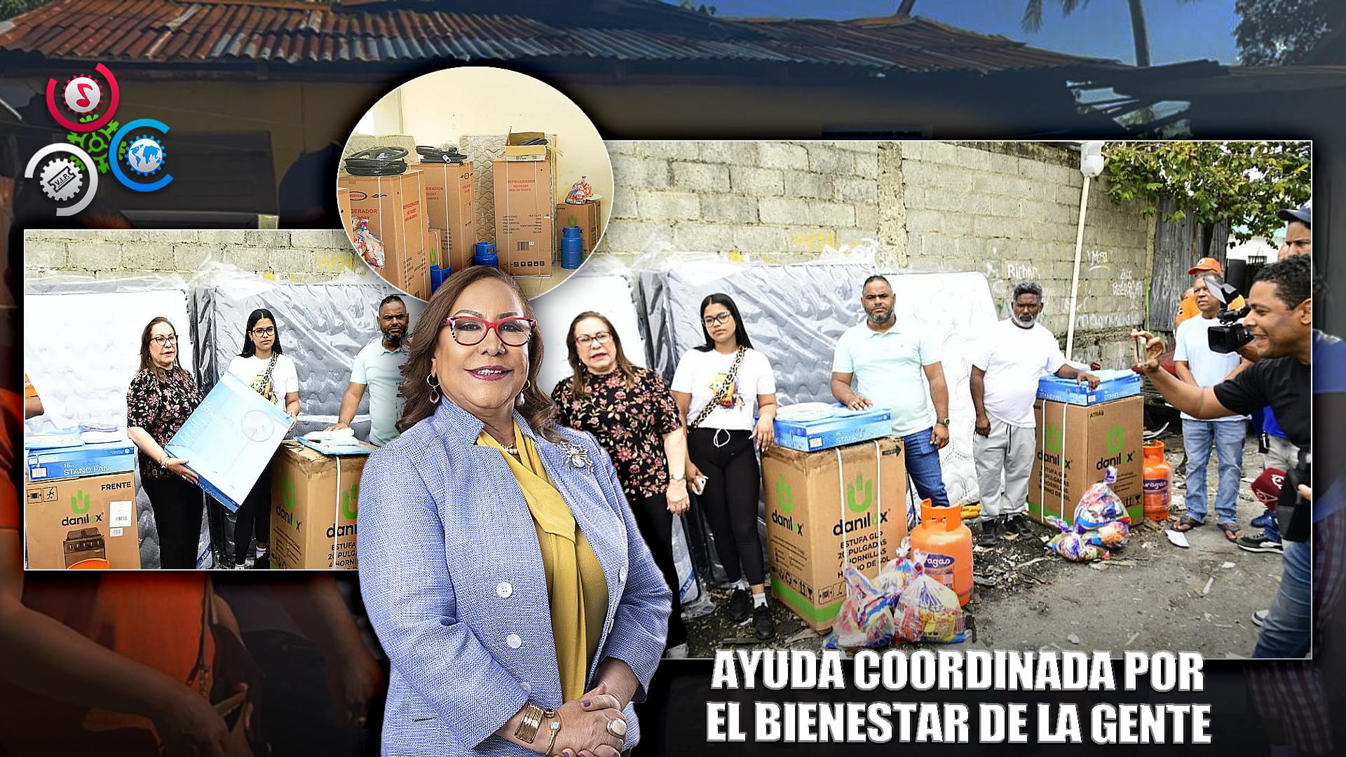 Gobernadora De Santiago Asiste A Familias Tras Incendio