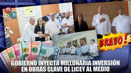 Gobierno Entrega Más De 50 Millones De Pesos Para Obras En Licey Al Medio Y Las Palomas
