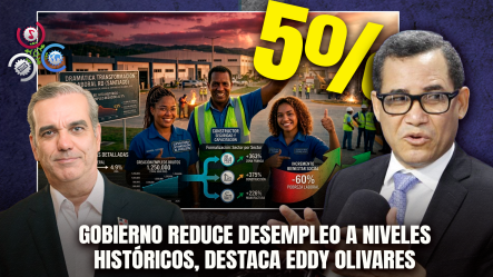Ministro Eddy Olivares Califica De “impresionante” Reducción Del Desempleo A 5% En Gestión De Abinader