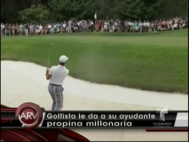 Golfista Da Propina Millonaria A Su Asistente #Video