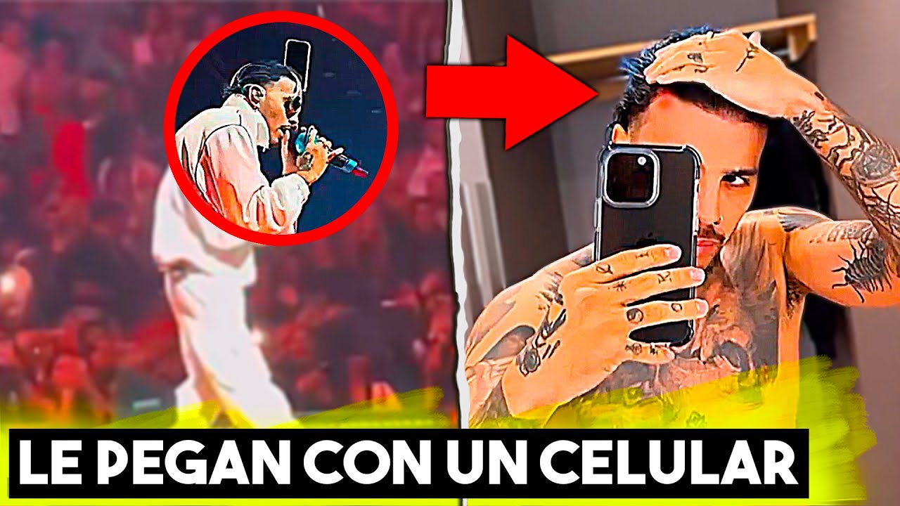 Golpean A Rauw Alejandro Con Un Celular En La Cabeza, El Cantante Reacciona Furiso