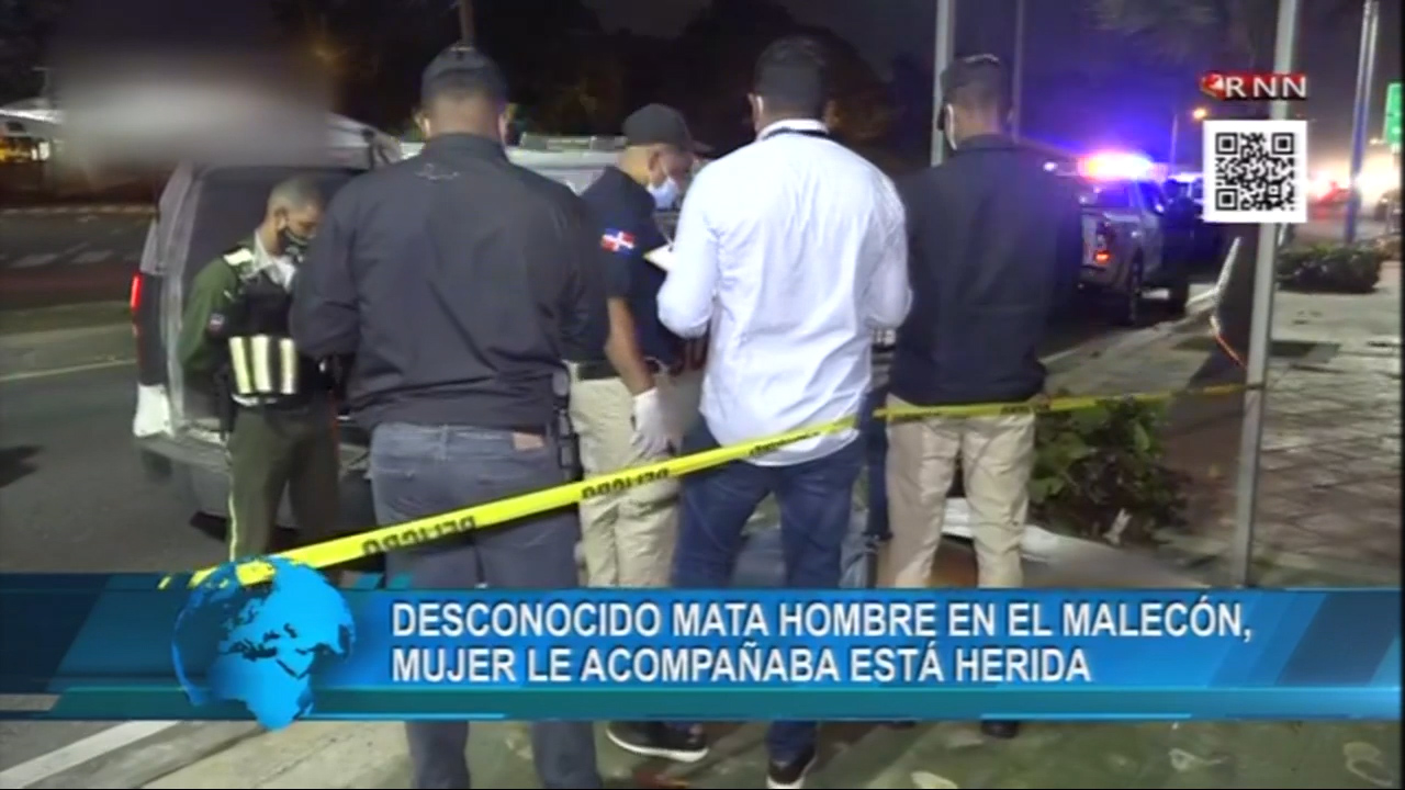 Desconocidos Matan Hombre En El Malecón, Mujer Le Acompañaba Está Herida