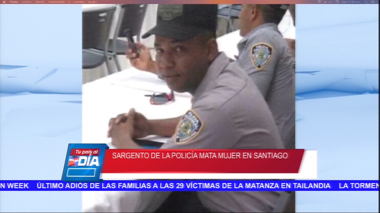 En Santiago Un Sargento De La PN Asesinó A Su Pareja Y Luego Se Suicidó