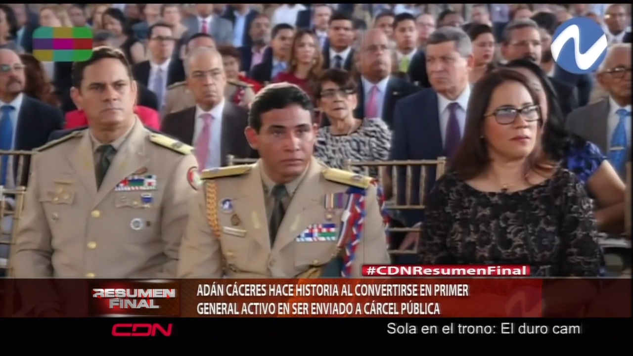 Cáceres Hace Historia Al Ser El Primer General Activo Enviado A Prisión 