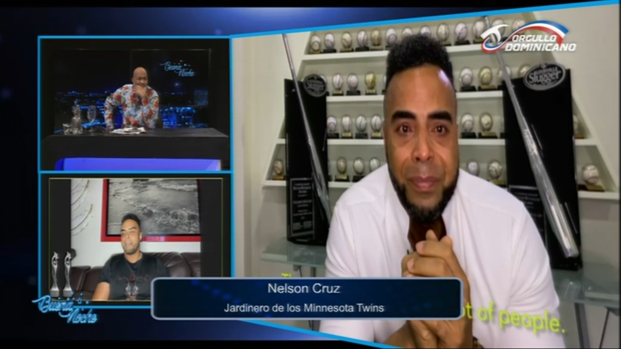 Nelson Cruz Le Detalla A El Cocodrilo Todo Lo Que Le Ha Motivado Para Ayudar A Su Pueblo Que Lo Vio Crecer