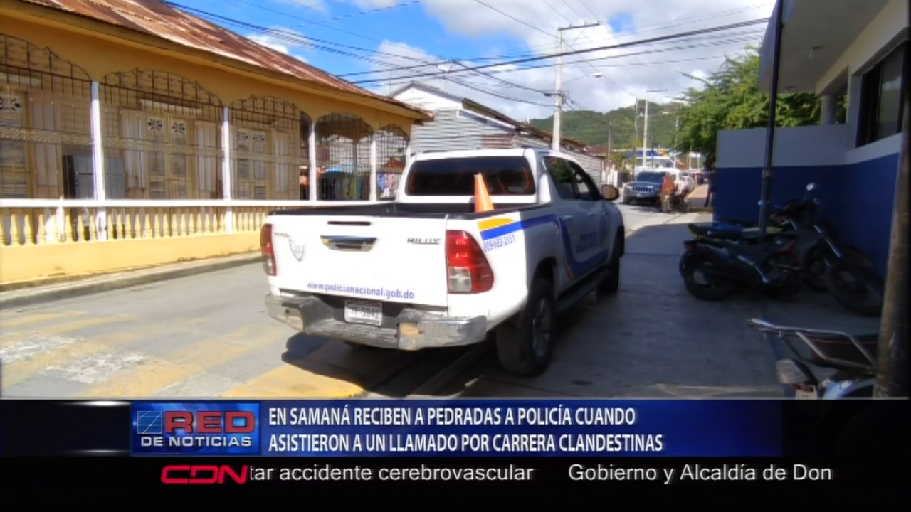 Reciben A Pedradas A La Policía En Una Carrera Clandestina