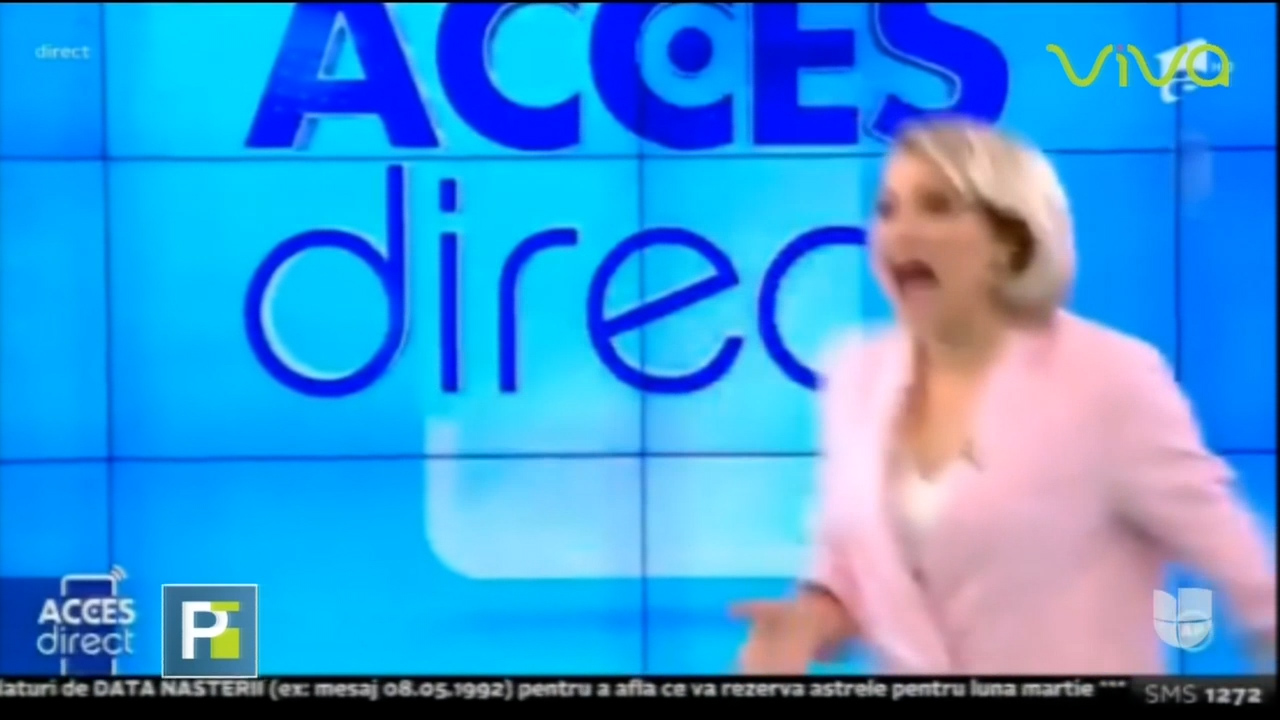 -VIDEO- Mujer Entra Desnuda A Un Programa De TV Y Le Vuela Encima A La Presentadora De Dicho Programa