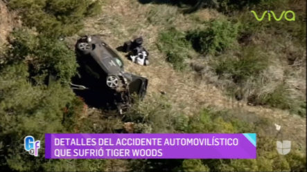 Revelan El Recorrido De Tiger Woods Antes Del Accidente