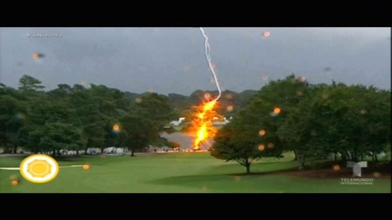 Un Rayo Deja 6 Heridos En Torneo De Golf De La PGA En Atlanta