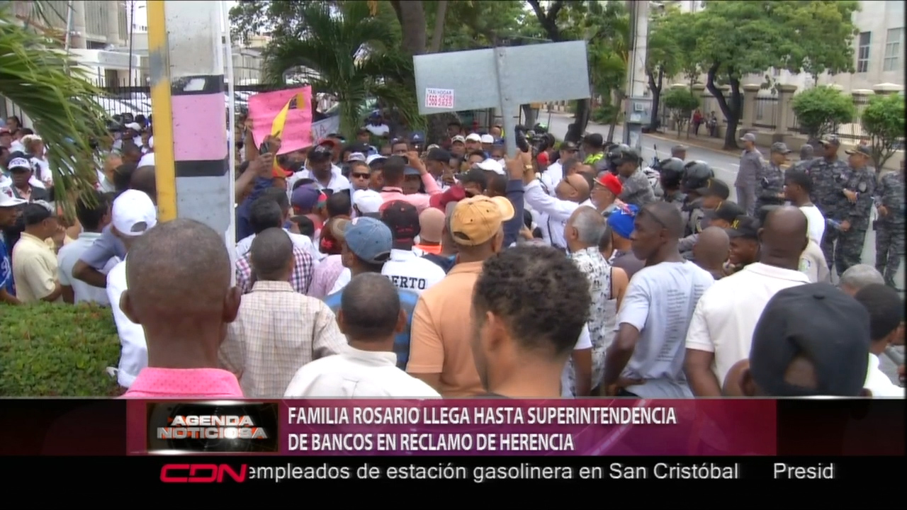 Familia Rosario Llega Hasta Superintendencia De Bancos En Reclamo De Herencia