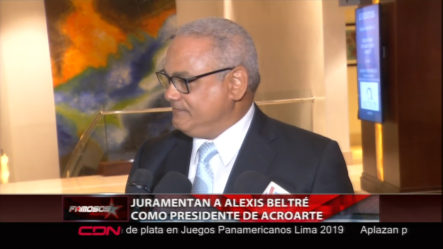 Juramentan A Alexis Beltre Como Presidente De ACROARTE