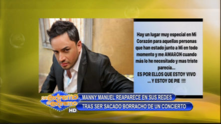 Manny Manuel Reaparece En Las Redes Sociales