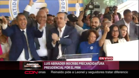 Luis Abinader Inscribe Precandidatura Presidencial Por El PRM