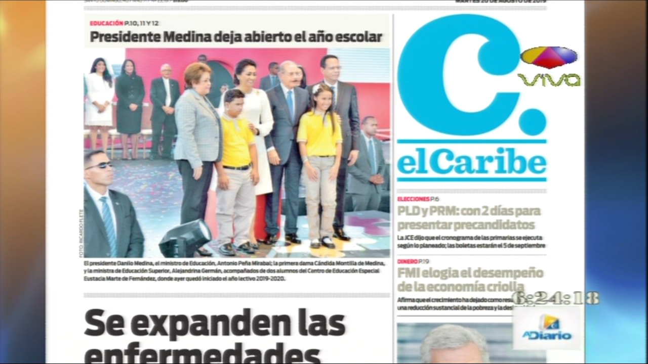 Portada De Los Periódicos Del Día De Hoy 20 De Agosto Del 2019