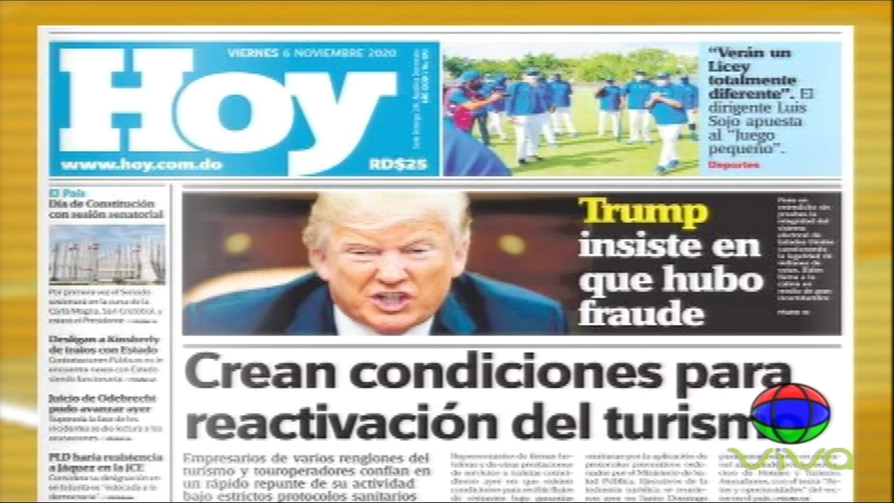 Las Principales Portadas De Los Periódicos En El Día De Hoy 06 De Noviembre Del 2020 Despierta RD