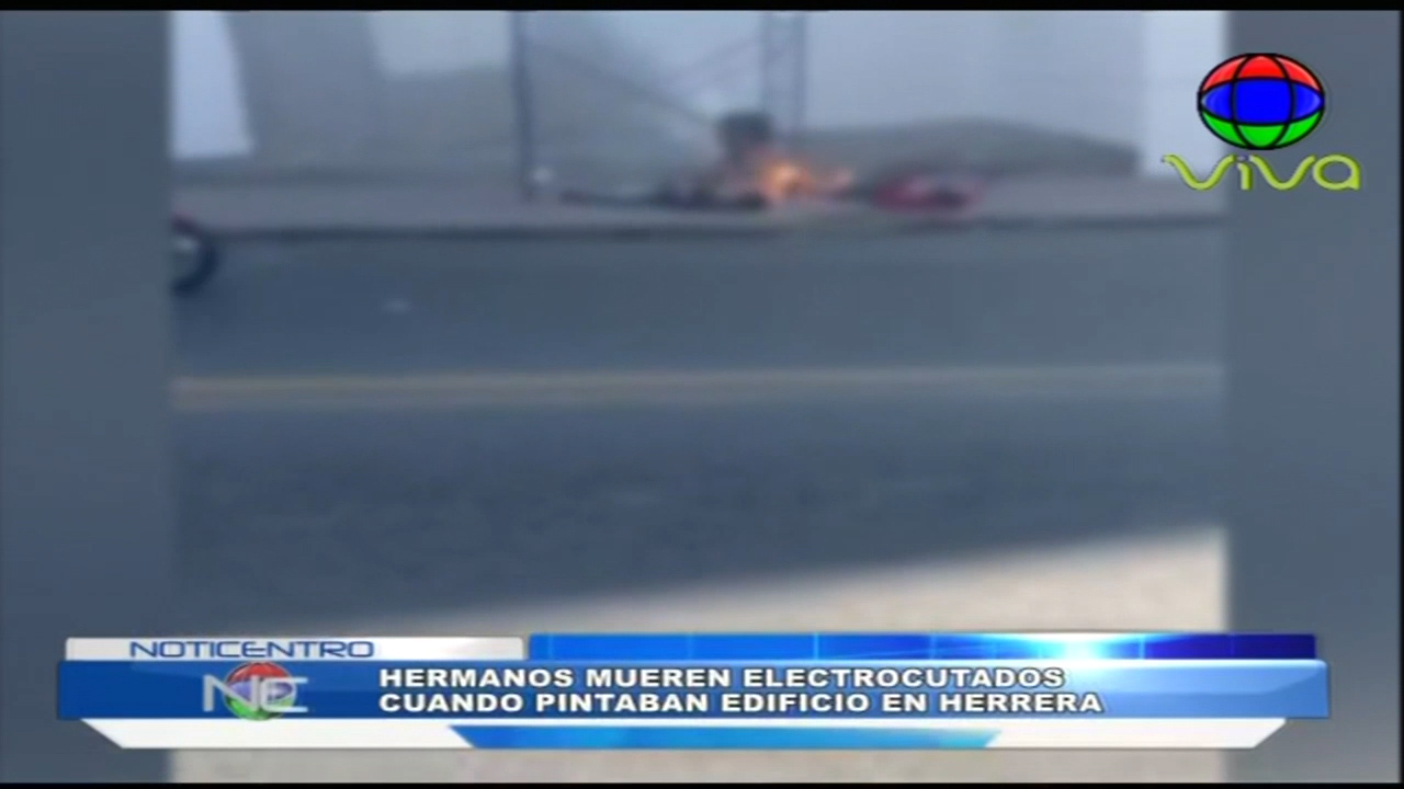 Hermanos Mueren Electrocutados Cuando Pintaban Edificio