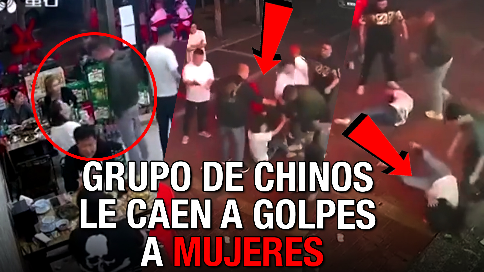 ¡Grupo De Hombres LE CAEN A GOLPES A Mujeres Porque Los Rechazaron! 
