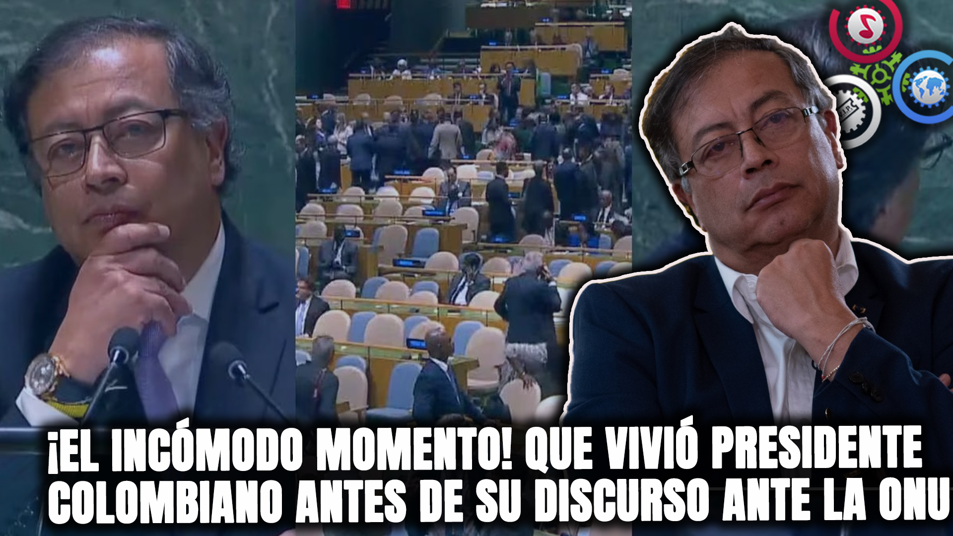 ¡El INCÓMODO MOMENTO! Que Vivió Presidente Colombiano Antes De Su Discurso Ante La ONU