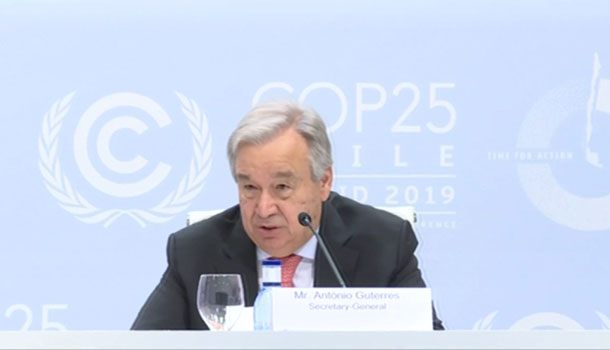 Guterres Dice: La Humanidad Debe Cesar Su “Guerra” Contra El Planeta