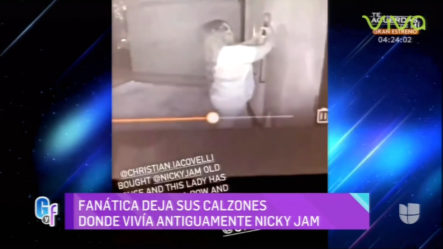 Esta Mujer Dejas Sus “PANTIS” En La Puerta Donde Vivía Nicky Jam