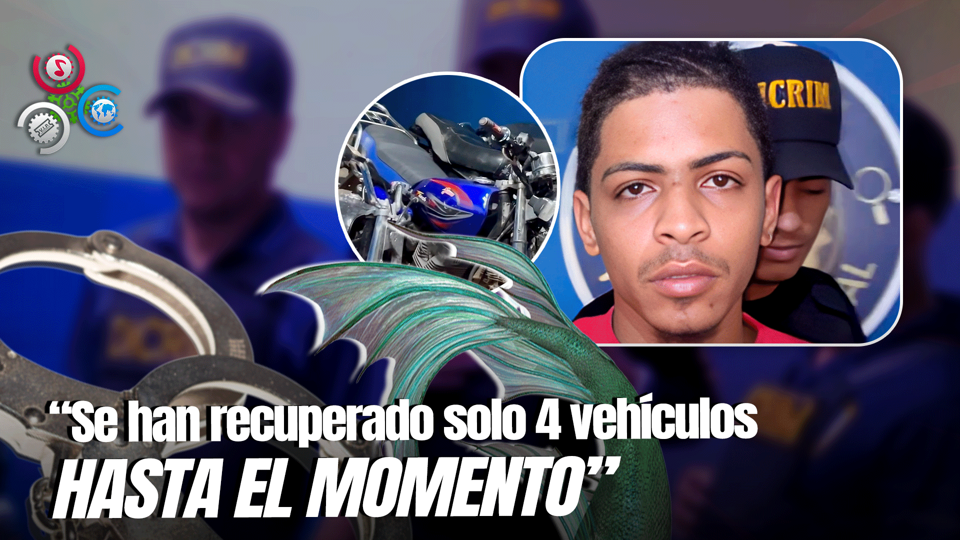 Apresan A Delincuente Apodado “La Sirenita” Y Recuperan Cuatro Motocicletas En SFM