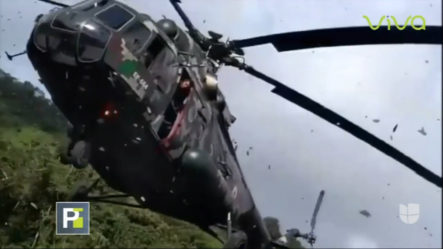 Un Helicóptero Del Ejército Peruano Cae En Picada