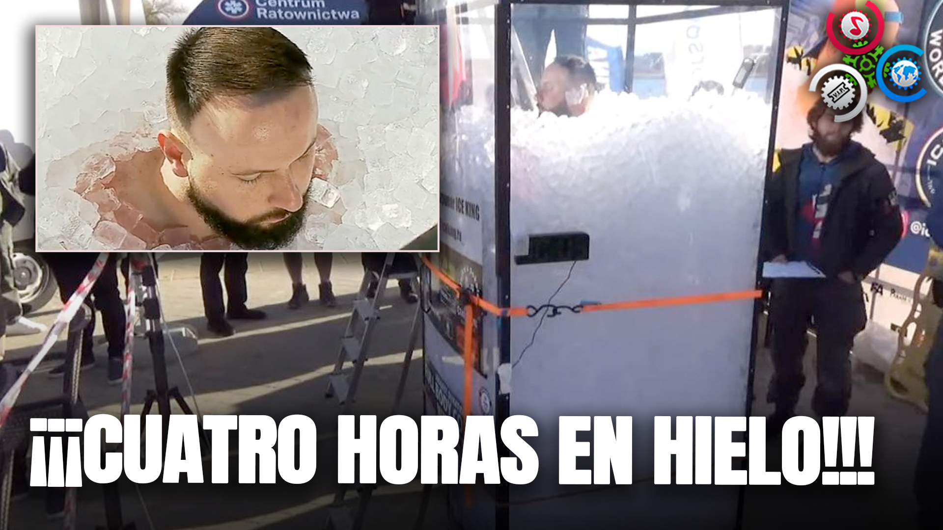 Hombre Rompe Récord Guinness Sumergido En Hielo Por Más De Cuatro Horas En Polonia