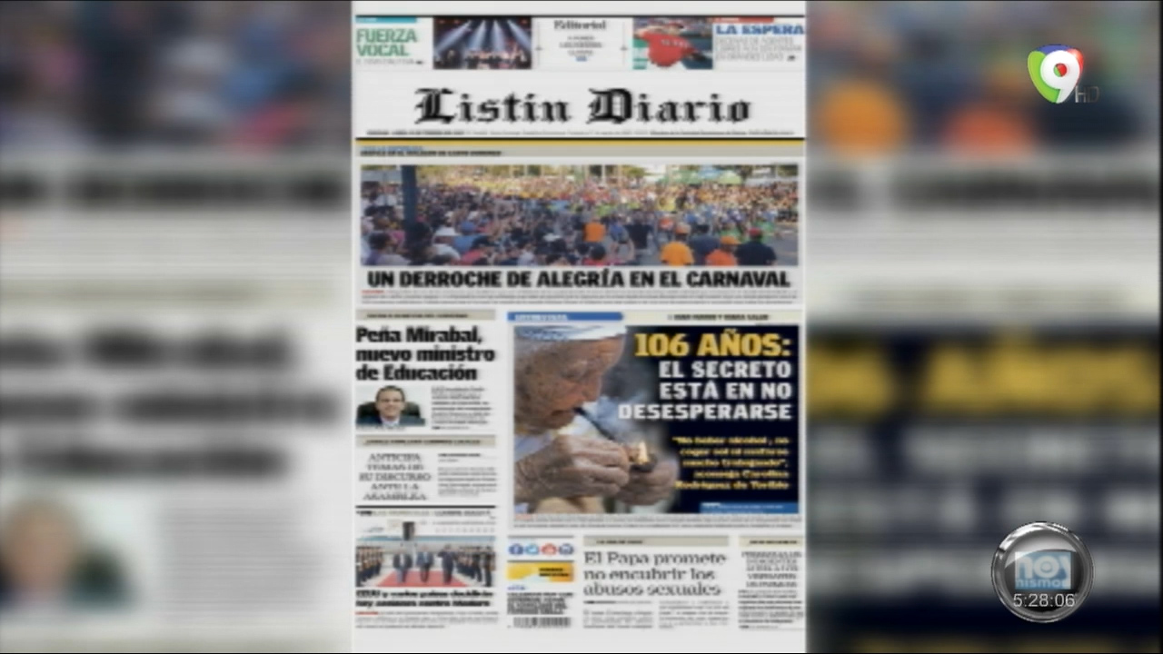 Portada De Los Periódicos Del Día De Hoy 25 De Febrero 2019