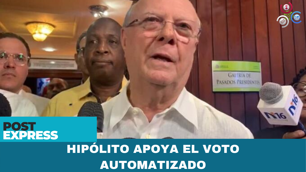Hipólito Apoya El Voto Automatizado; Dice Es La JCE Que Debe Encargarse De Eso