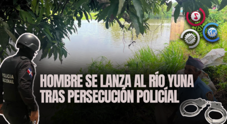 Hombre Se Lanzó Al Río Yuna Tras Persecución Policíal