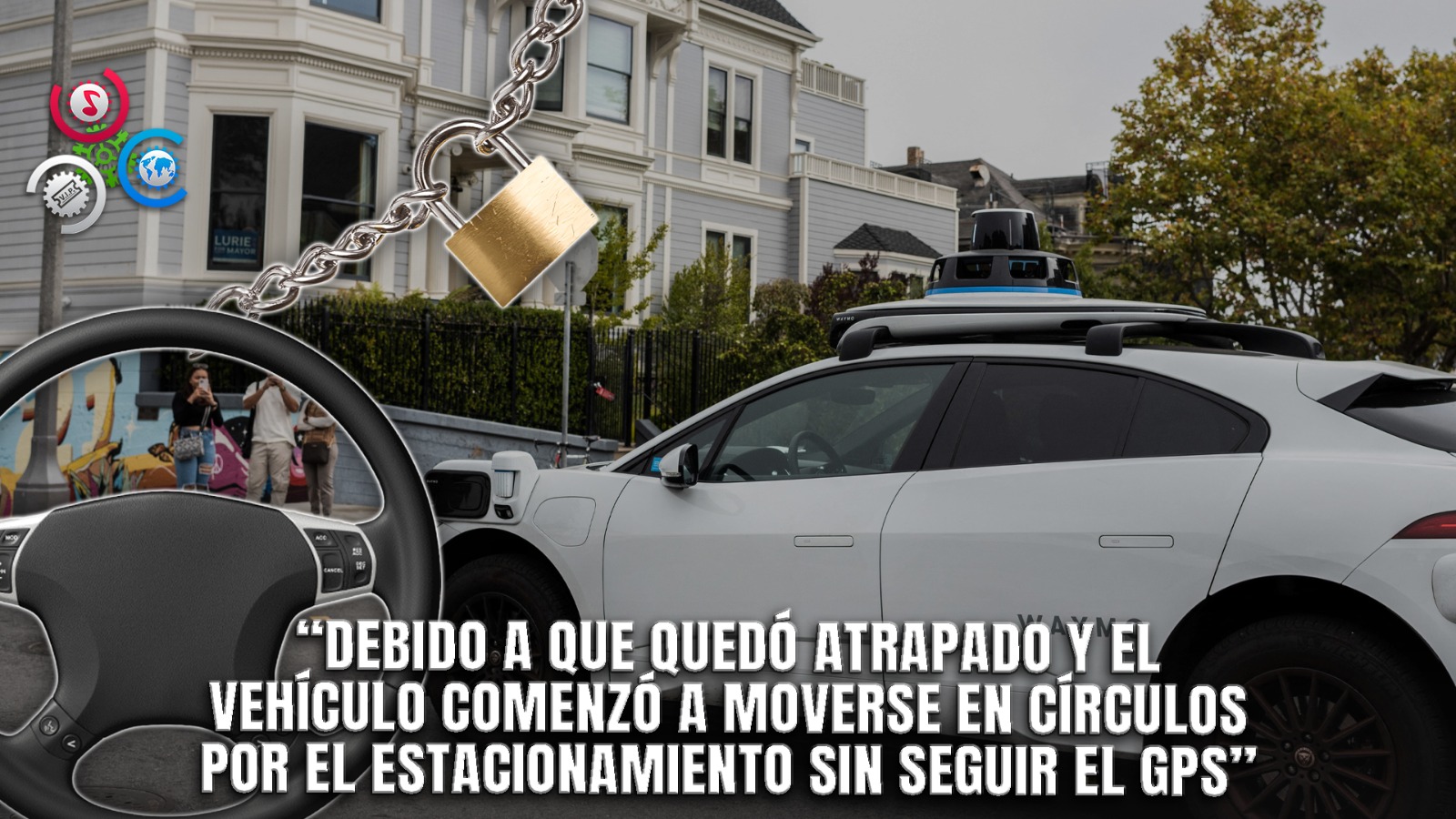 Hombre Se Queda Atrapado En Taxi Autónomo Mientras Giraba En Círculos