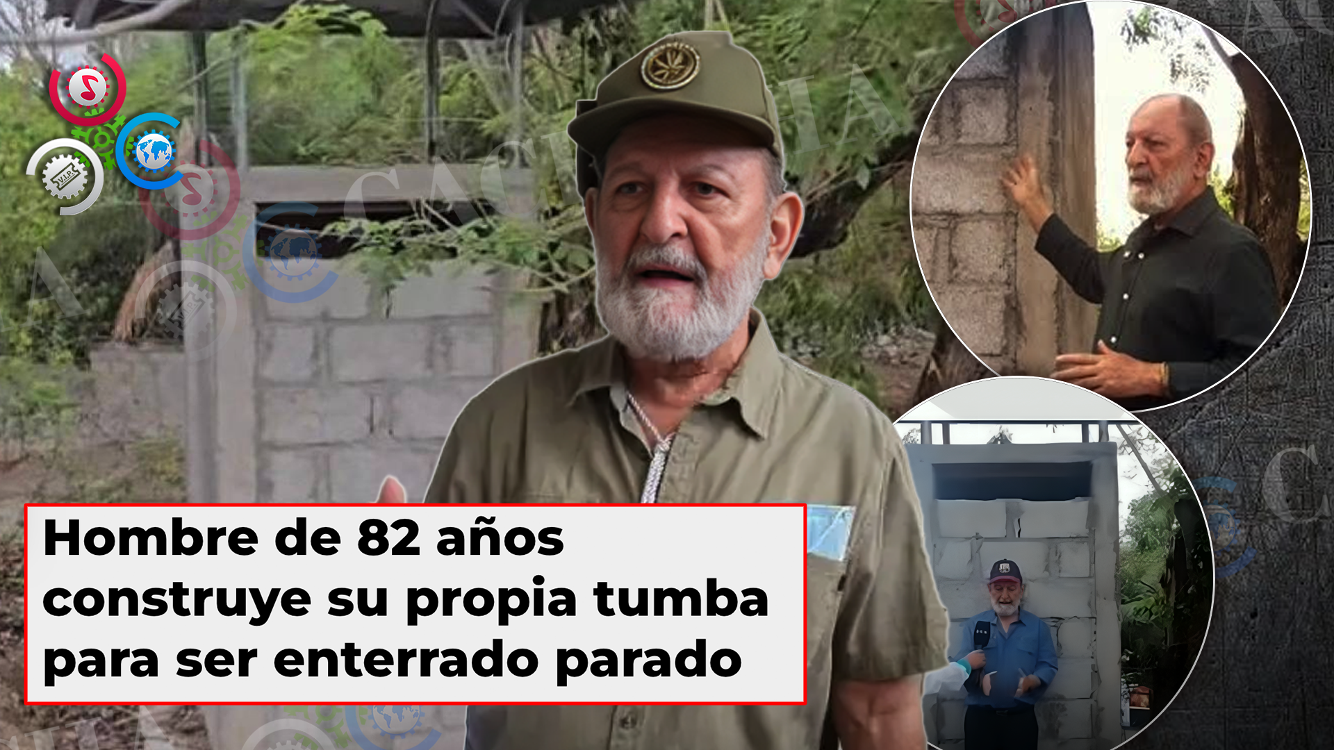 “Ni Muerto Estaré Acostado”: Hondureño Construye Su Propia Tumba En Posición Vertical