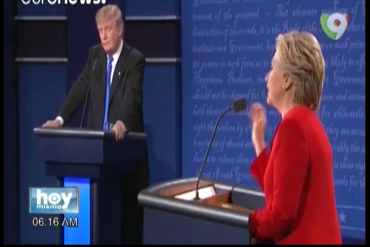 Hoy Mismo: Comentario Sobre El Debate Entre Clinton Y Trump