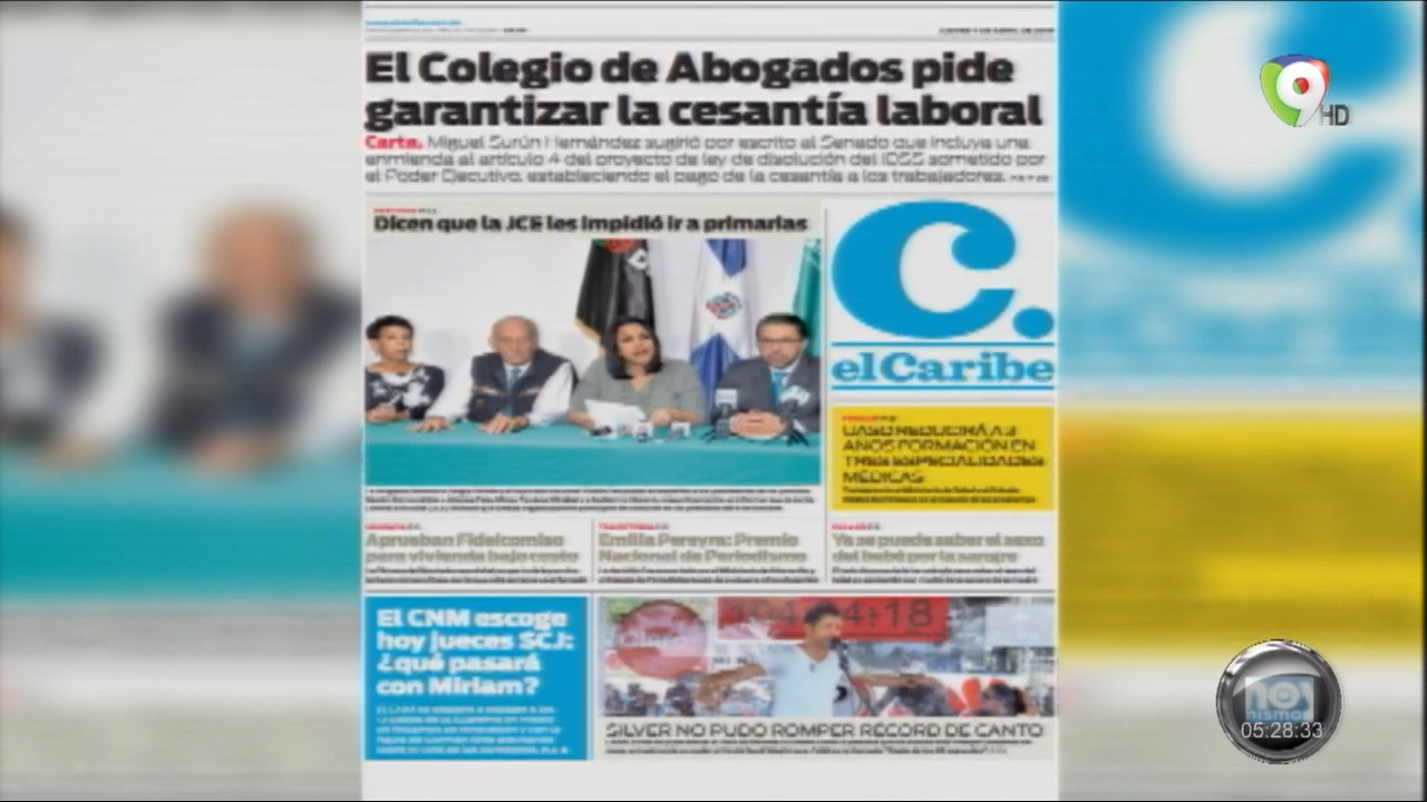 Portada De Los Periódicos Del Día De Hoy 4 De Abril Del 2019
