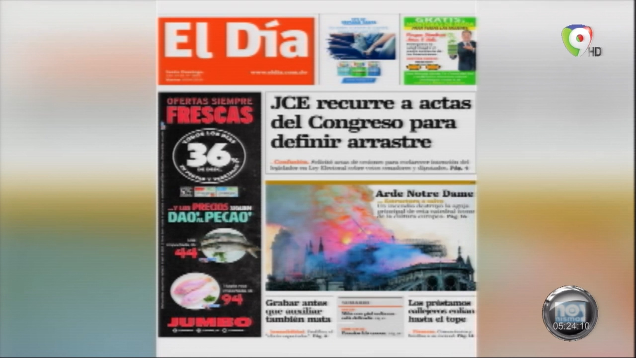 Portada De Los Periódicos Del Día De Hoy 16 De Abril Del 2019