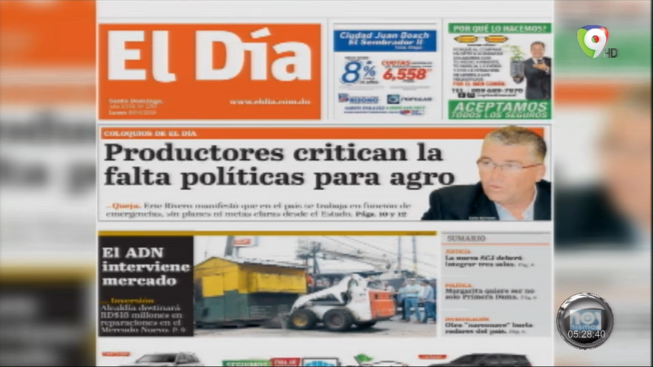 Portada De Los Periódicos Del Día De Hoy 8 De Abril Del 2019
