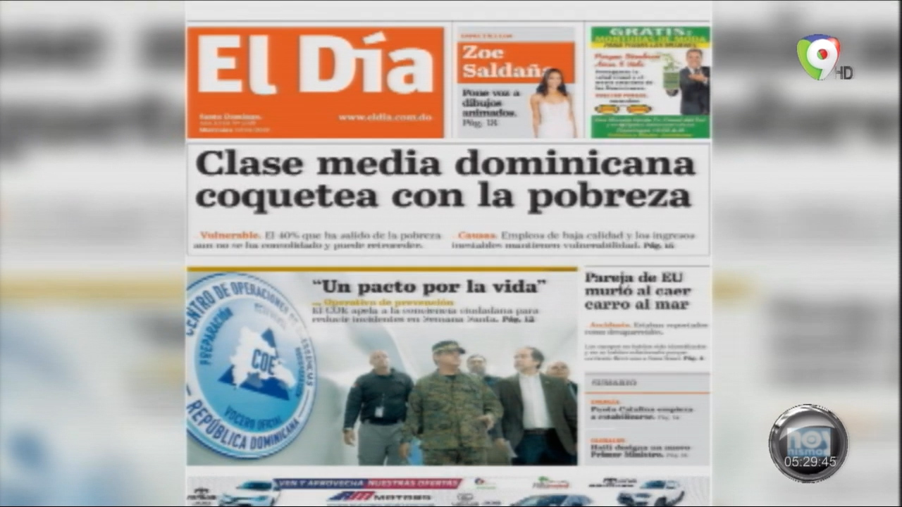 Portada De Los Periódicos Del Día De Hoy 10 De Abril Del 2019