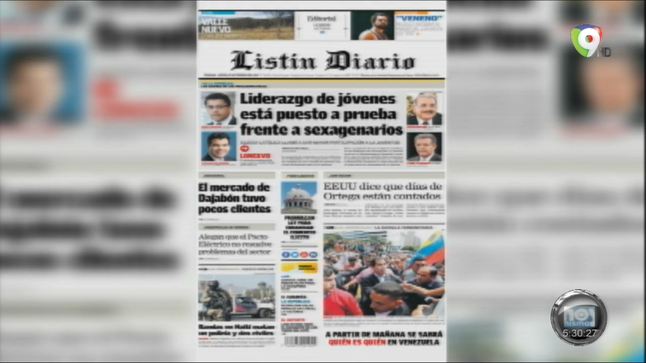 Portada De Los Periódicos Del Día De Hoy 21 De Febrero 2019