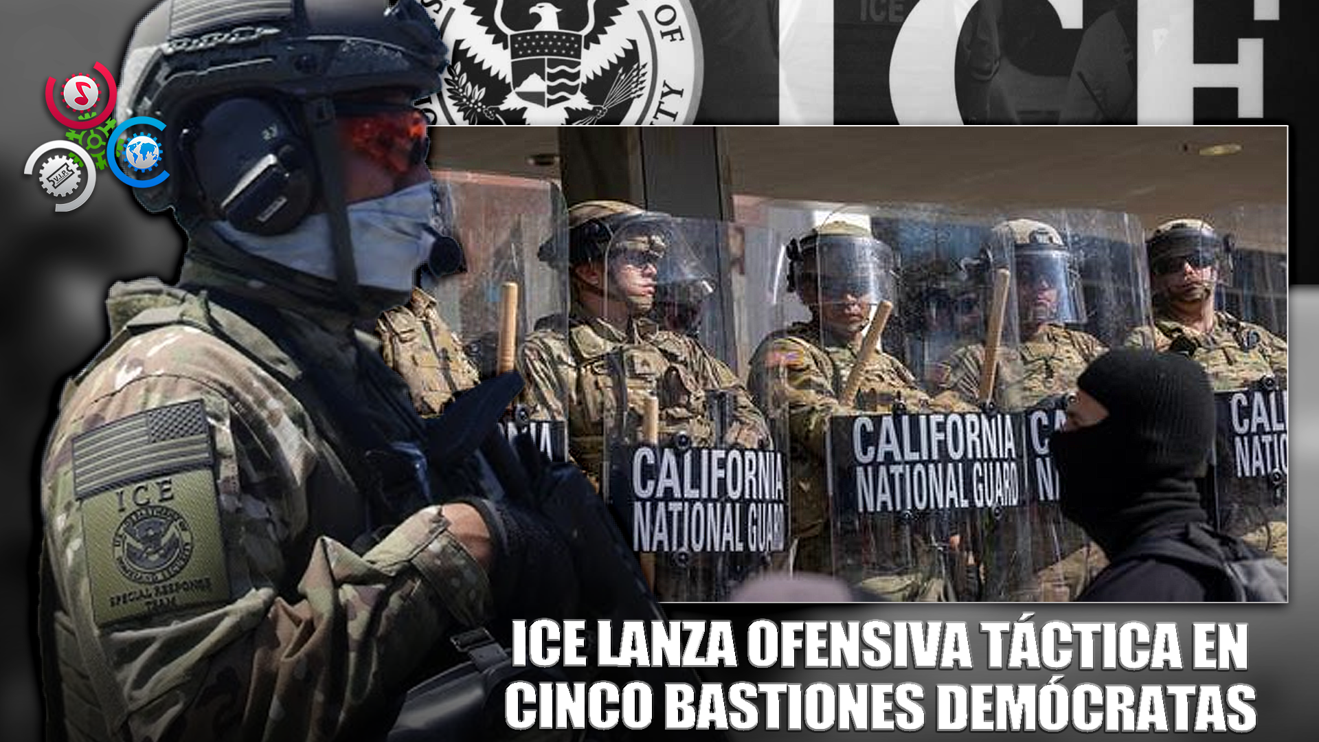 ICE Enviará Escuadrones Tácticos A Cinco Ciudades Demócratas